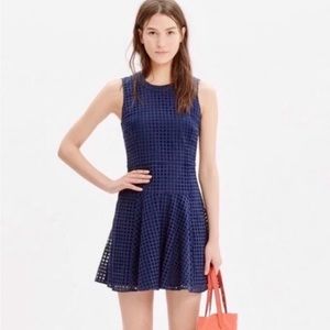 Madewell Navy Eyelet Lace Dress Size 8